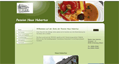 Desktop Screenshot of pension-haus-hubertus.de